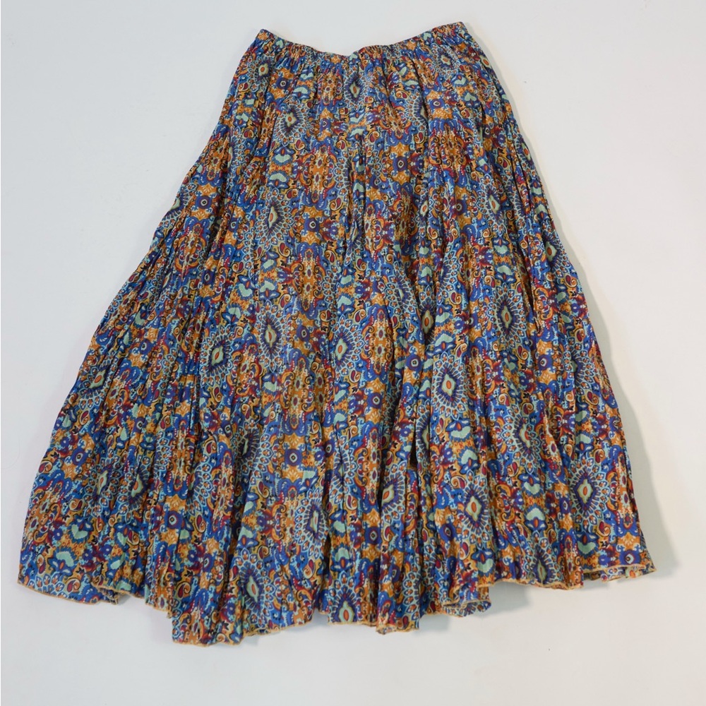 Jessica London Boho Cottage Core Western Maxi Skirt